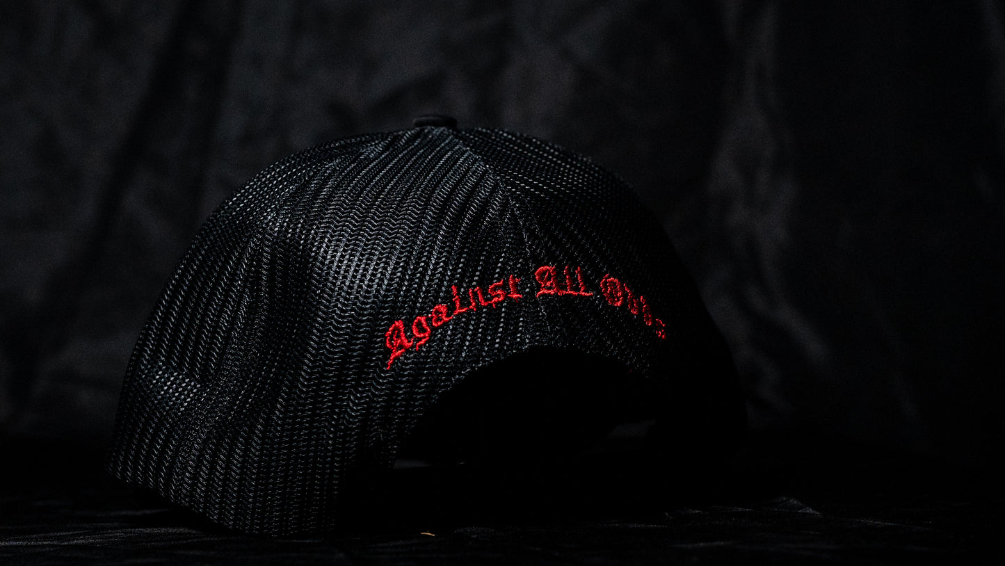 TASK FORCE TRUCK HAT - DELTA RED