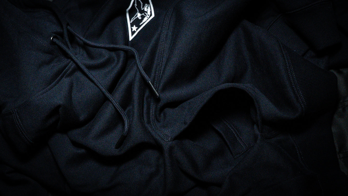 TEAM HOODIE - MIDNIGHT BLUE - WHITE