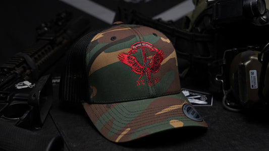 TASK FORCE GUN-TRUCK HAT - M81/DELTA RED