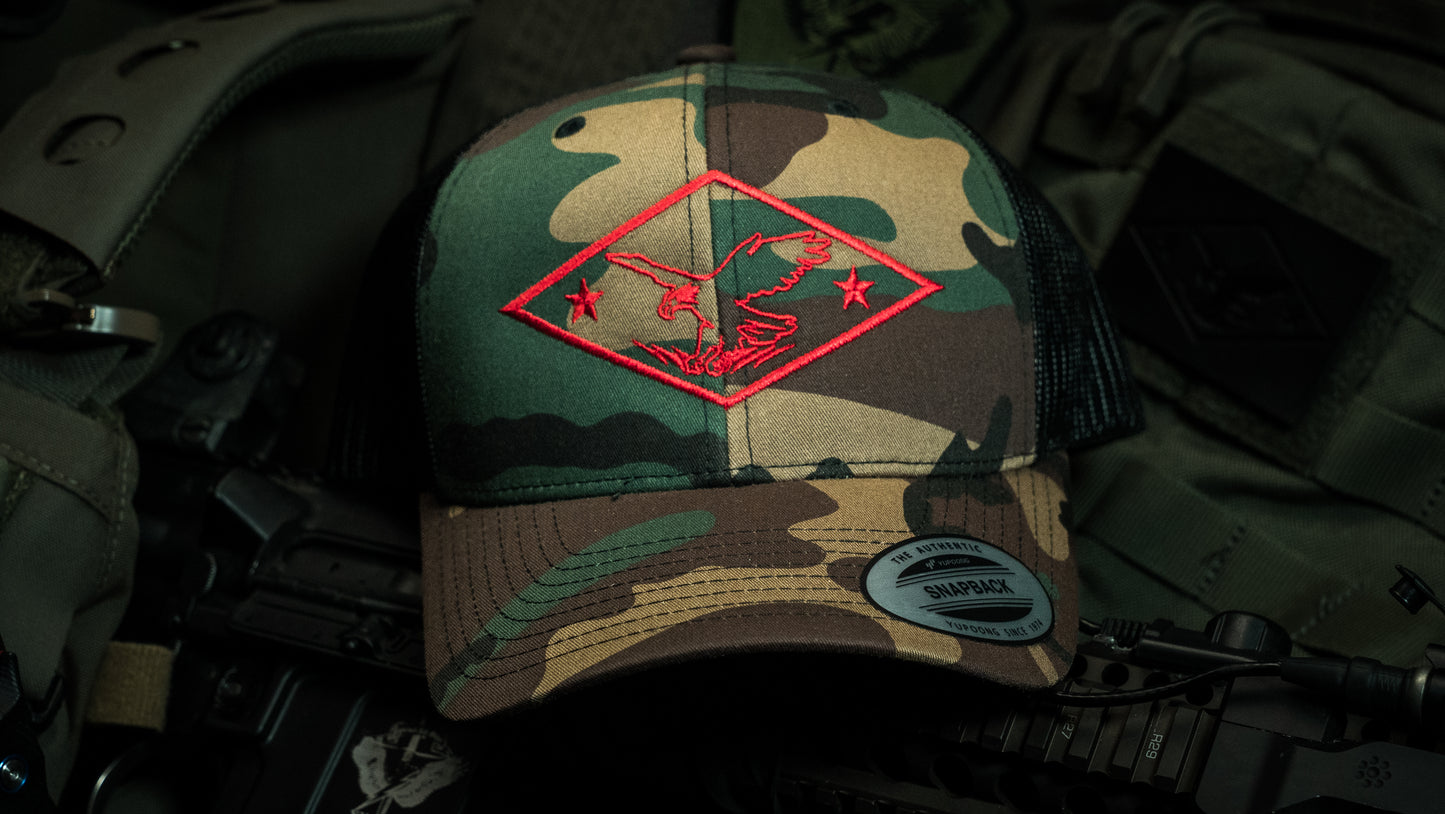 GUN-TRUCK HAT - M81/DELTA RED