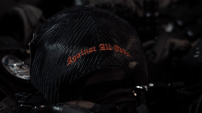 GUN-TRUCK HAT MULTICAM BLACK (DELTA RED)