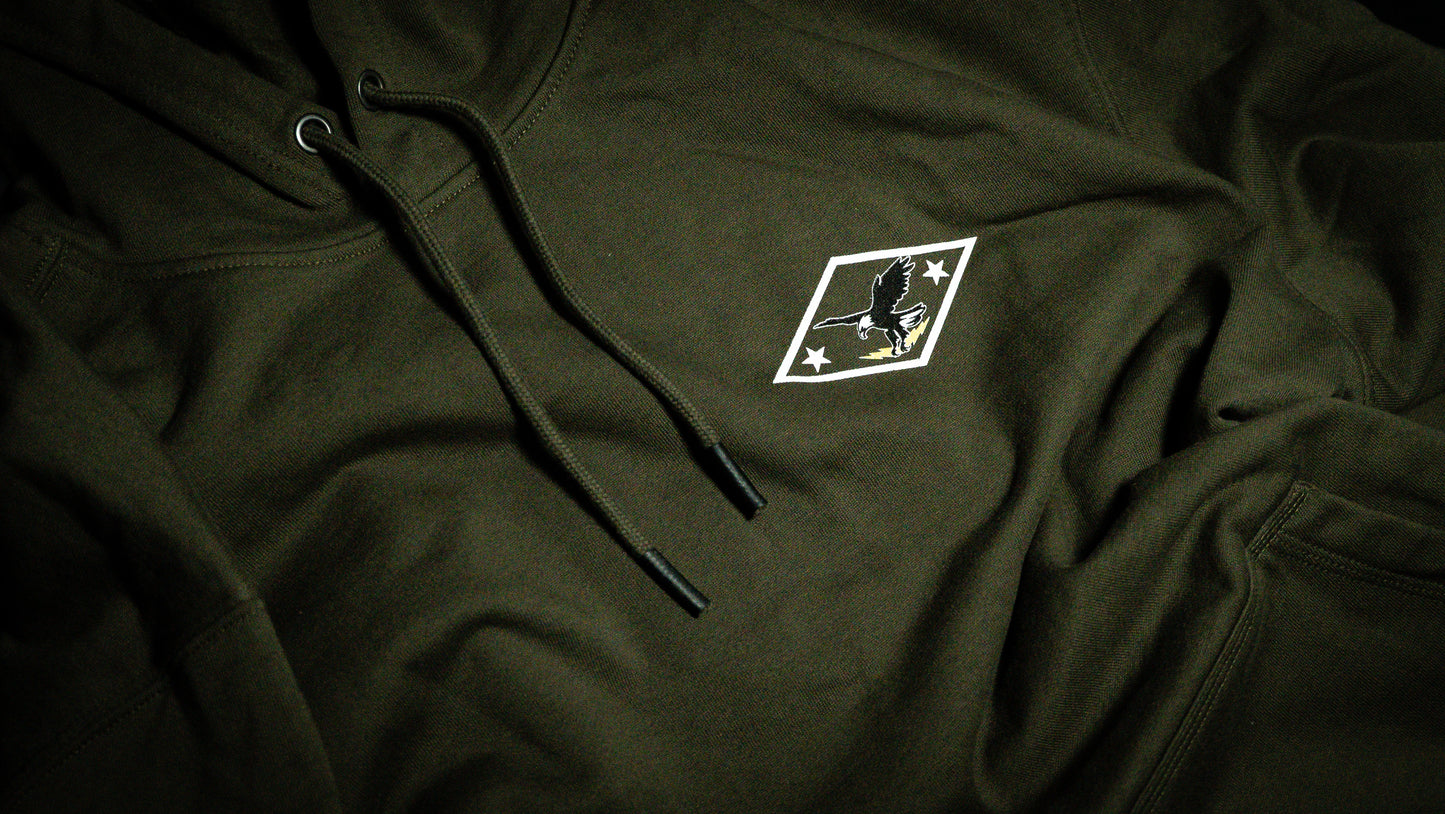 TEAM HOODIE - RAID GREEN - FULL COLOR