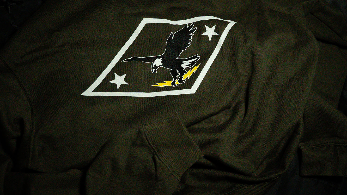 TEAM HOODIE - RAID GREEN - FULL COLOR