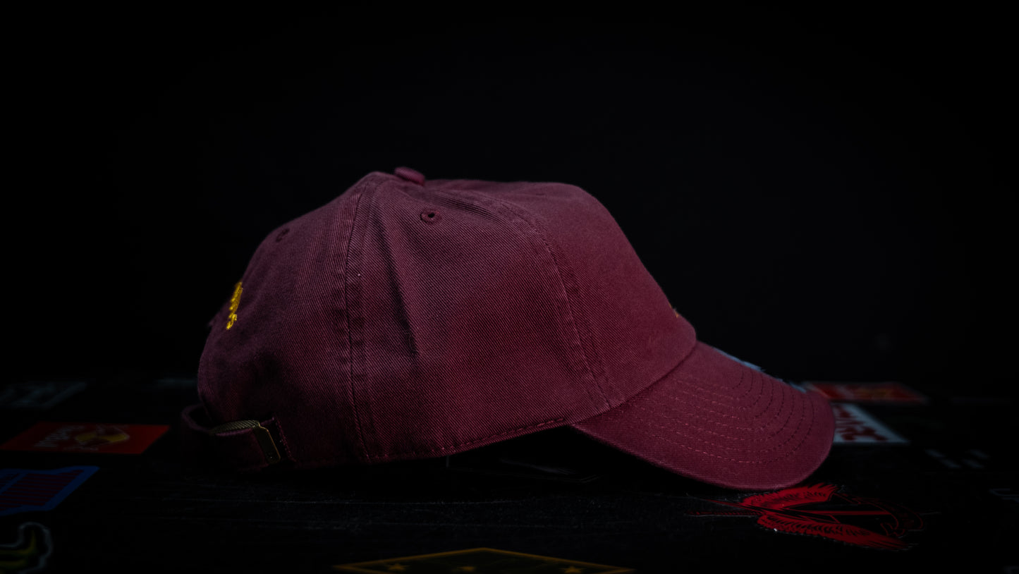 NOBLE TEAM RAID HAT - AIRBORNE RED/GOLD
