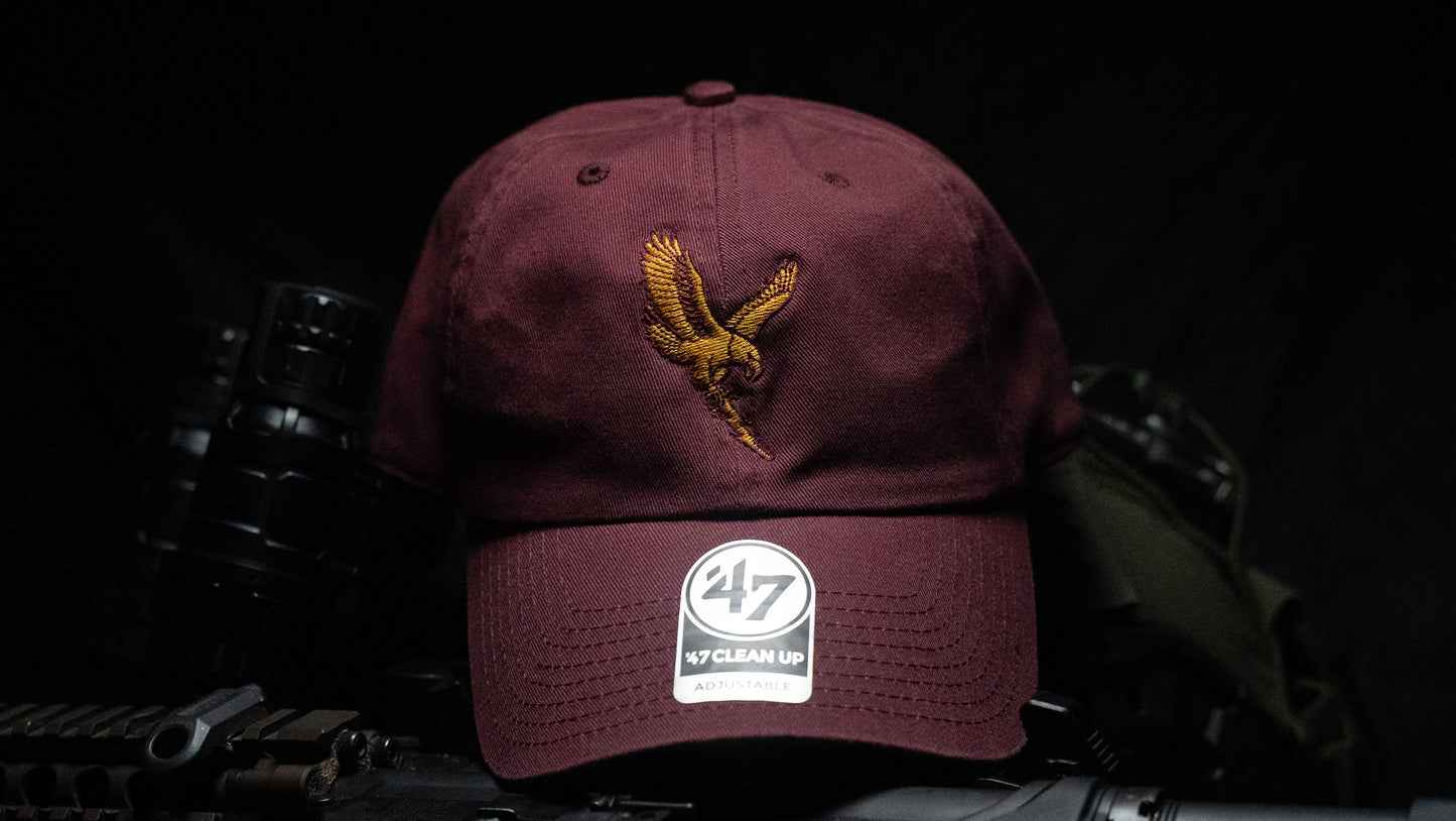 NOBLE TEAM RAID HAT - AIRBORNE RED / GOLD