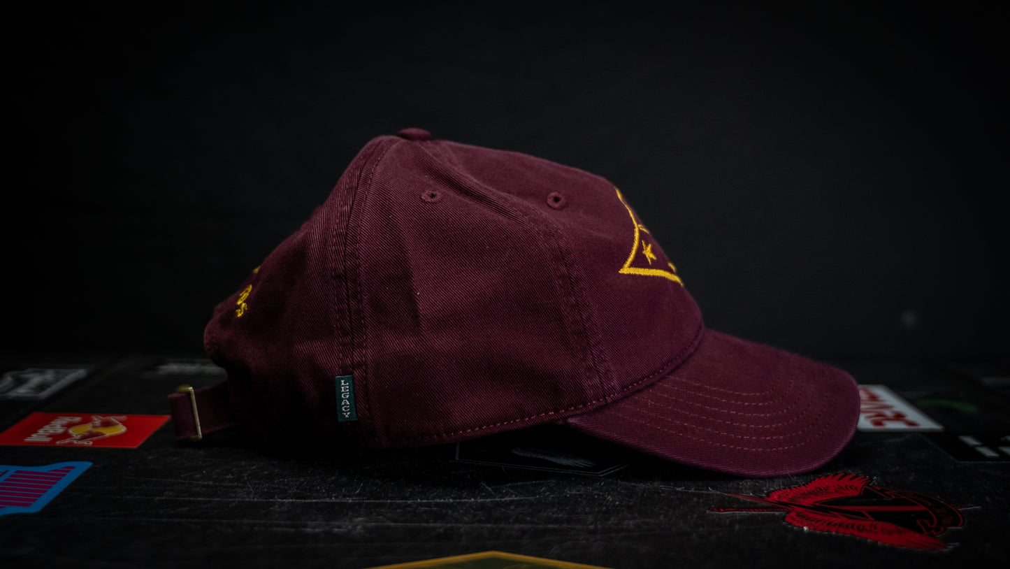 RAID HAT - AIRBORNE RED/GOLD