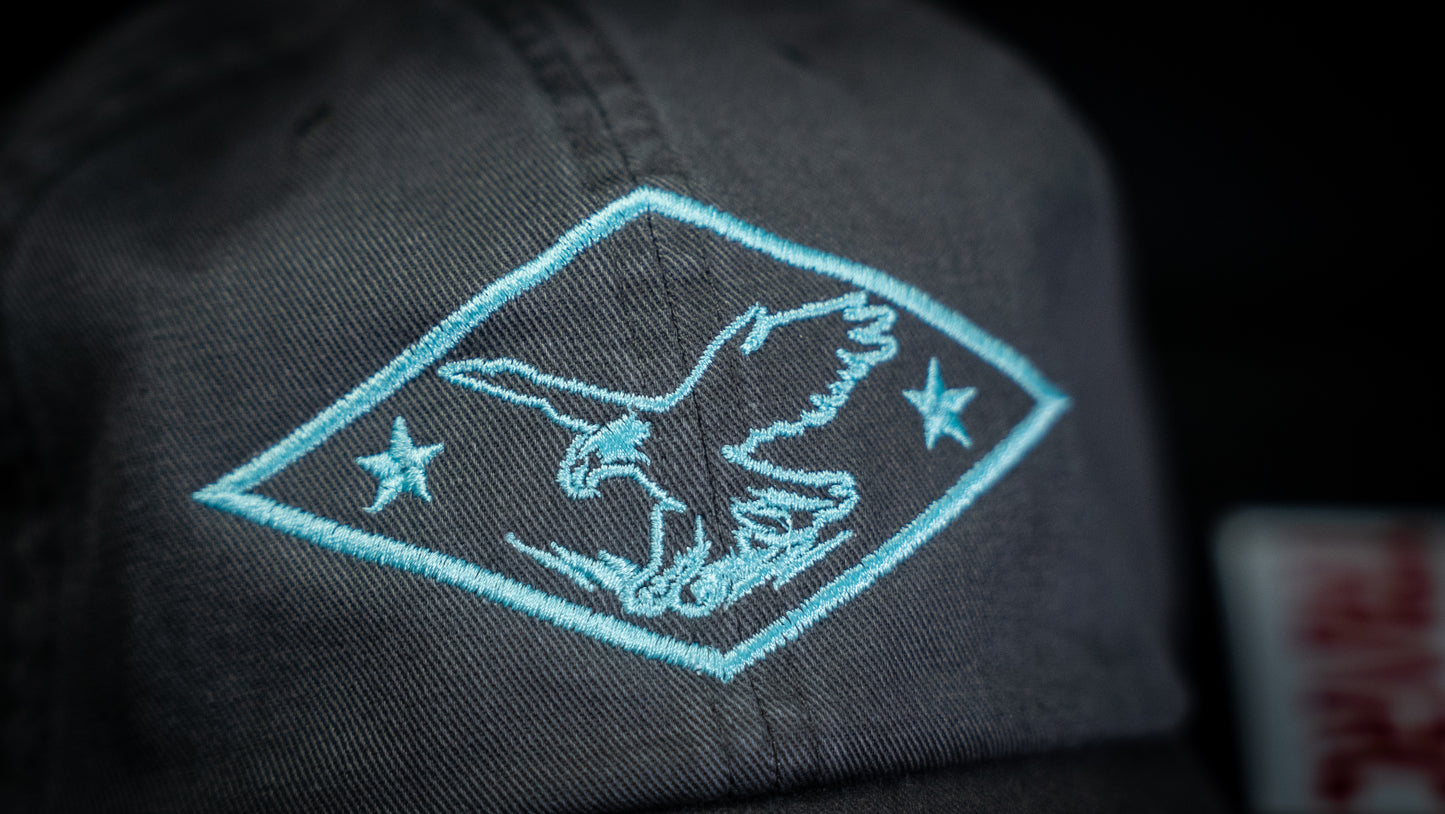 RAID HAT - GHOST GREY 1/PETRONAS BLUE