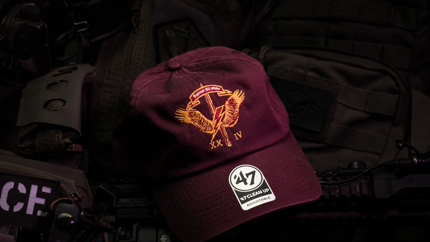 TASK FORCE RAID HAT - AIRBORNE RED/GOLD