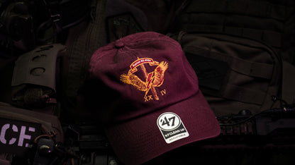 TASK FORCE RAID HAT - AIRBORNE RED/GOLD
