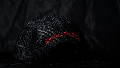 TASK FORCE TRUCK HAT - DELTA RED