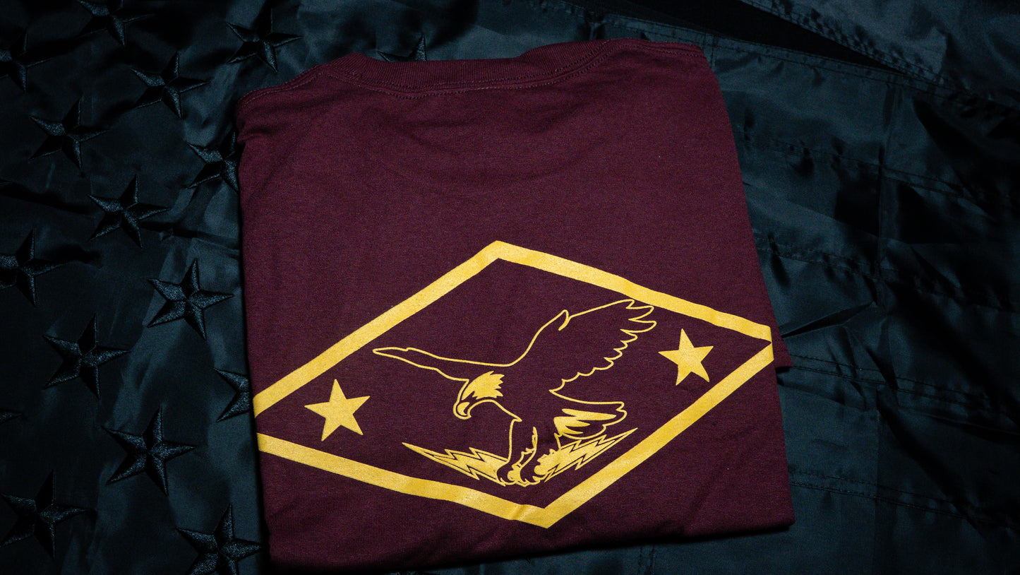 TEAM SHIRT - AIRBORNE RED - GOLD