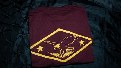 TEAM SHIRT - AIRBORNE RED - GOLD