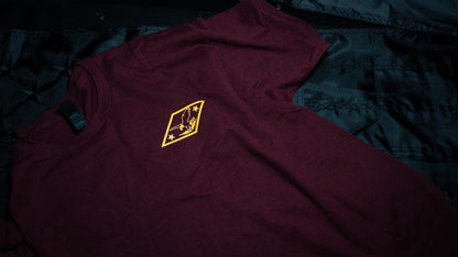 TEAM SHIRT - AIRBORNE RED - GOLD