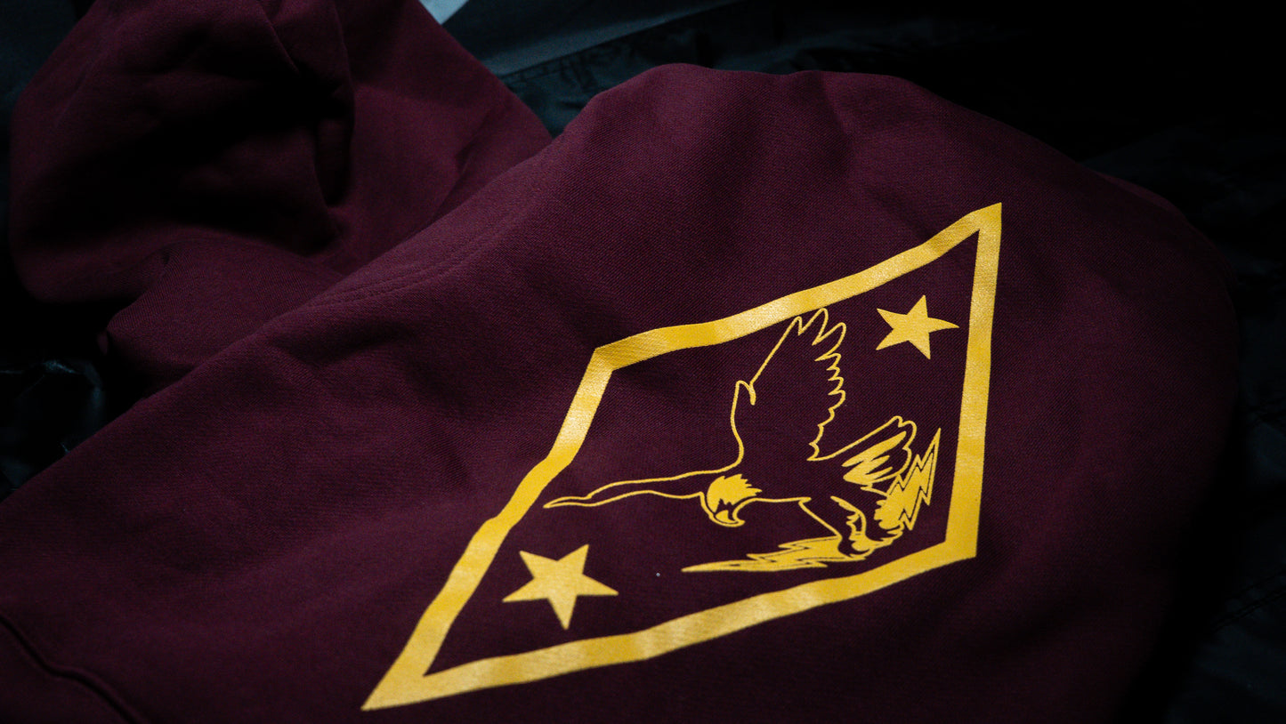 TEAM SHIRT - AIRBORNE RED - GOLD